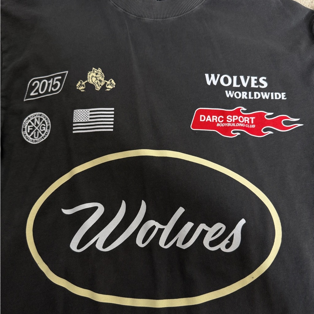 Darc Sport Wolves Worldwide Grey Long Sleeve - Picture 2 of 3